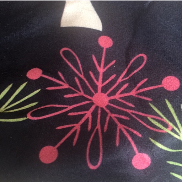 Navy Blue Cartoon  Unicorn Flowers Stars RoundBeach Towel NWOT - Picture 5 of 7